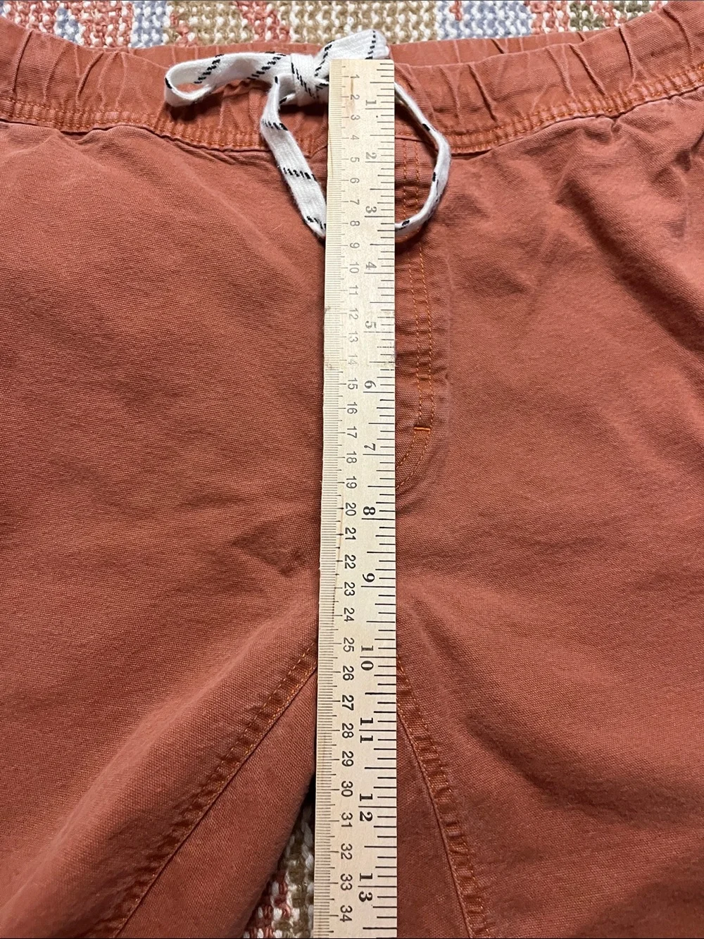 Topo Designs Dirt Pants Burnt Orange Rust Men’s Medium EUC - Picture 3 of 8